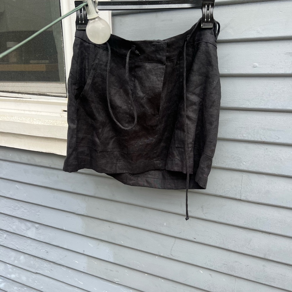 Faithfull the Brand Black Mini Skirt